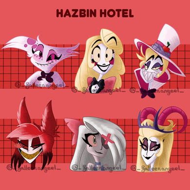 Hazbin Hotel old designs (2022)