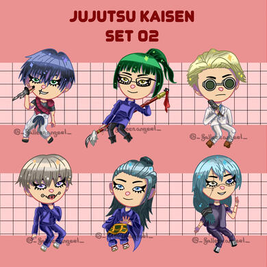 Characters from Jujtusu Kaisen (2023)