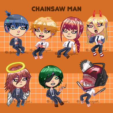 Characters from Chainsaw Man (2022)