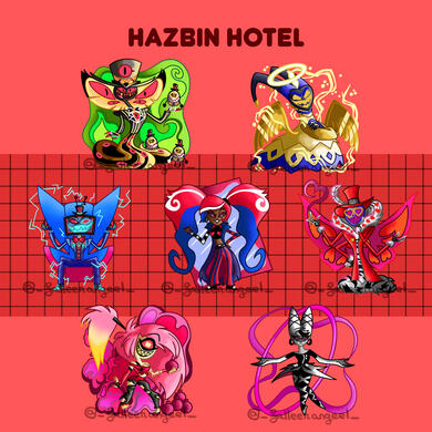 Characters from Hazbin Hotel (2024)