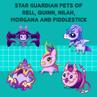 Star Guardian pets from League of Legends (2023)