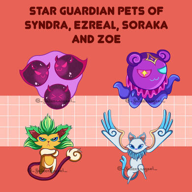 Star Guardian pets from League of Legends (2023)