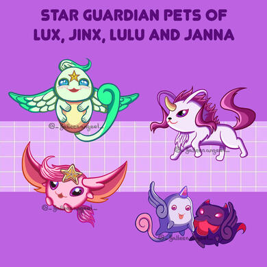 Star Guardian pets from League of Legends (2023)