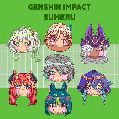 Characters of Sumeru from Genshin Impact (2023)